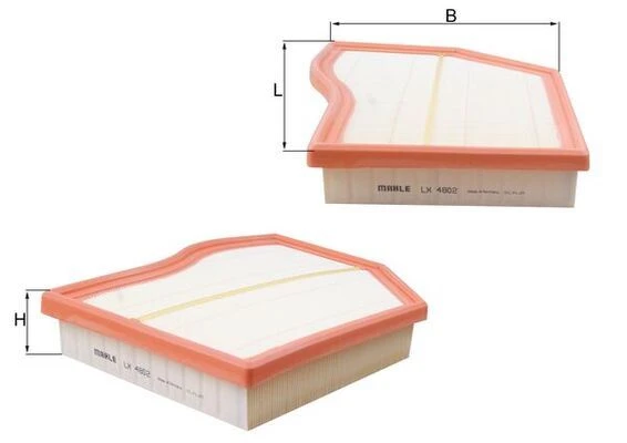 MAHLE LX4802 HAVA FILTRESI MERCEDES OM654 W177 V177 W247 C118 X118 H247 X247 A6540940204 ürün görseli 1