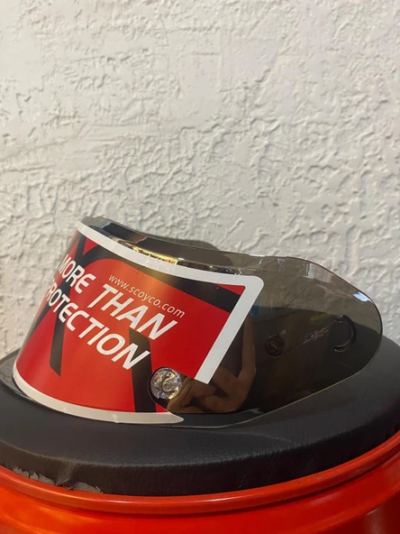 SCOYCO FF-871 KASK CAMI SİYAH-ŞEFFAF-PARLAK SİYAH(GÜMÜŞ) - Resim 2