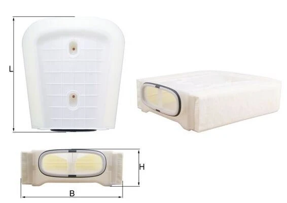 MAHLE LX3295.8 HAVA FİLTRESİ 4M0133843D ürün görseli 1