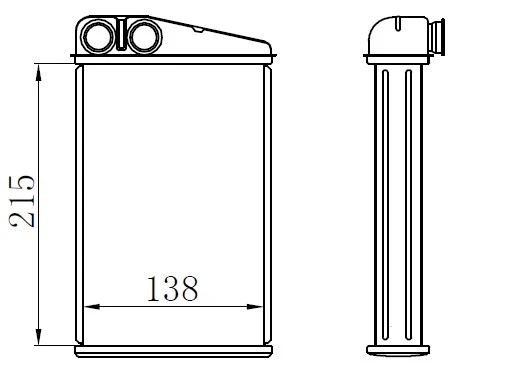 ORIS KRN007040 KALORİFER RADYATÖRÜ BRAZİNG MGN II-SCENIC II 220x150x40 7701207712-7701208323 ürün görseli