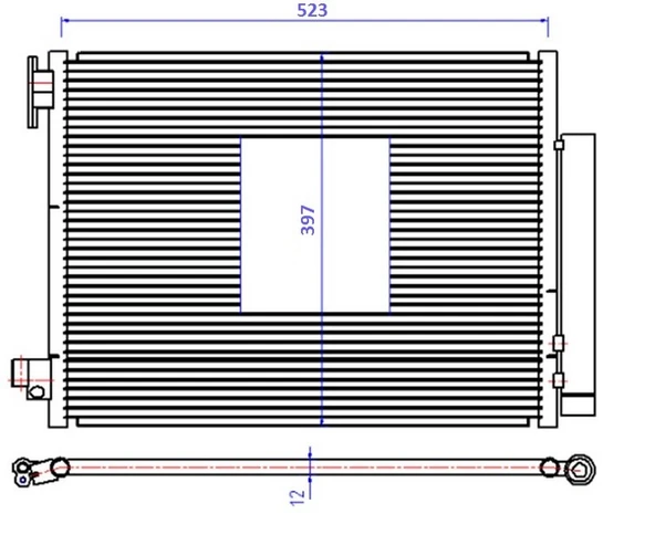 ORIS CRN454020 KLİMA RADYATÖRÜ KONDENSER RENAULT CLIO IV 12> CAPTUR I 13> SYMBOL III 14> DACIA LOGAN MCV II 14> DOKKER 12> DUSTER 10> SANDERO II 12> 0.9TCe 1.0SCe 1.2TCe 1.5dCi 1.6 921001908R-92100645 ürün görseli 1