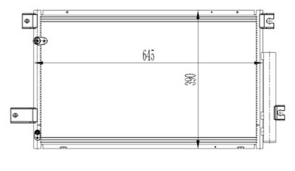 ORIS CTO778016 KLİMA KONDENSERİ AVENSİS 2.0D4D 03 > OTO.-MEK. 8845005170 ürün görseli