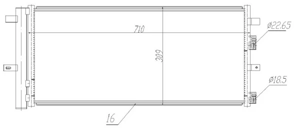 ORIS CFR580016 KLIMA RADYATORU KONDANSER MONDEO 14> 1.0-1.5 ECOBOOST 1.5 TDCI 2.0 TDCI DG9H19710AE-HG9H19710CA-E1GH19710AC ürün görseli