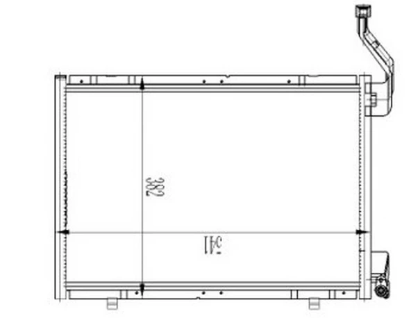ORIS CFR754016 KLİMA KONDENSERİ FORD FİESTA VI 1.6TDCİ 08 > OTO.-MEK. 8V5119719ACADAE ürün görseli 1