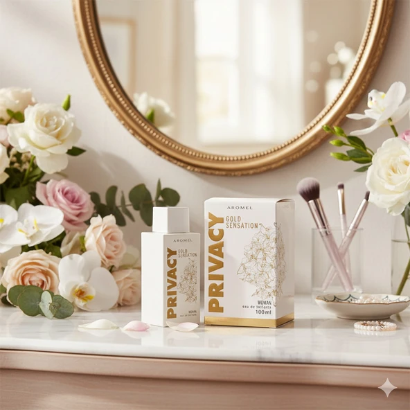 Privacy Gold Sensation Kadın Parfüm EDT 100 ml - Resim 4