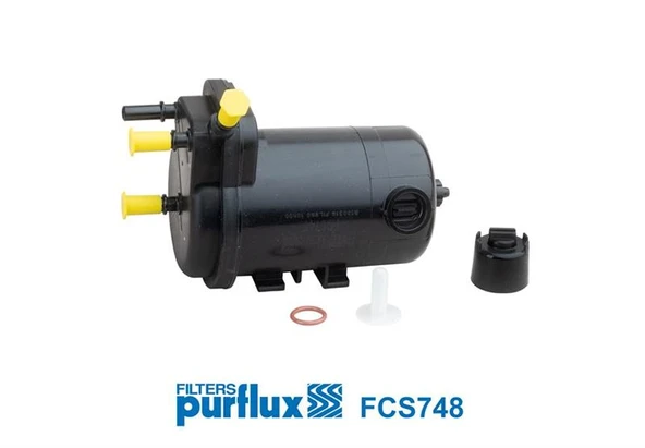PURFLUX FCS748 YAKIT FILTRESI RENAULT CLIO II 01>06 SYMBOL 01>09 KANGOO 01> NISSAN NOTE 06> MICRA III K12 03>10 SUZUKI JIMNY 05> 1.5 dCI K9K DELIKLI 7701062190-164001540R-1640100Q0D ürün görseli 1