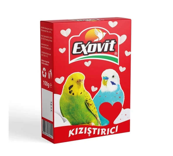 Exovit Muhabbet Kuş Kızıştırıcı 100 gr ürün görseli 1