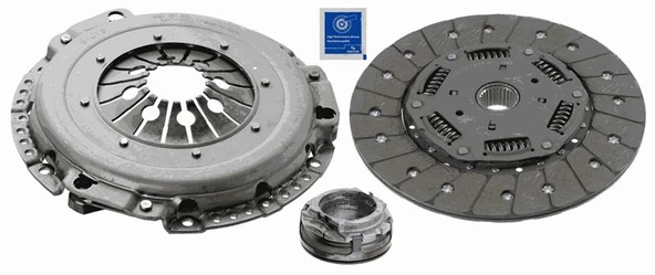 SACHS 3000951786 DEBRIYAJ SETI RULMANLI MERCEDES W202 S202 W210 S210 A0002522211-A0002521205-A0022500515 ürün görseli 1