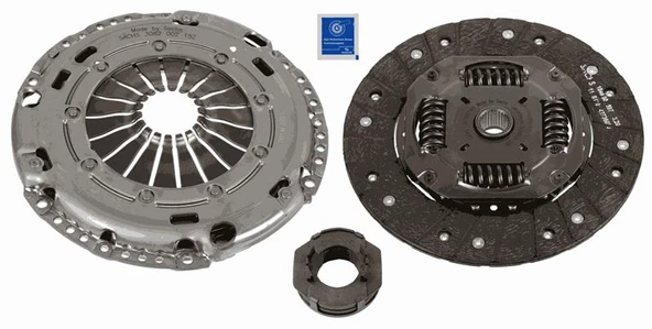 SACHS 3000970082 DEBRİYAJ SETİ BASKI DİSK GOLF V-VI-JETTA-PASSAT-SCIROCCO-TOURAN 1.4TSI 08> CAVD 228mm 3000970030 03C141015H-03C141015J-03C141015P ürün görseli 1