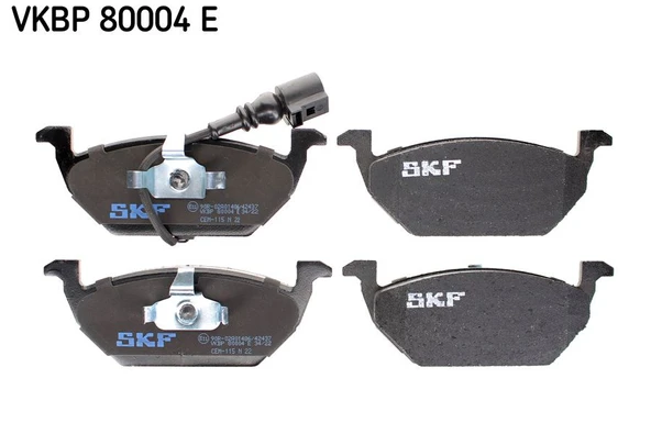 SKF VKBP80004E ÖN BALATA FİŞLİ KÜÇÜK GOLF4-GOLF5-JETTA-BORA-POLO-A3-LEON 97 > 1J0698151G-1K0698151F-6R0698151A ürün görseli 1
