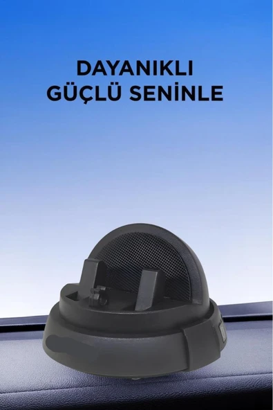 059 360 Derece Dönebilen Numaratörlü Güçlü Araç İçi Telefon Tutucu - 3