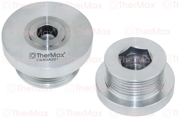THERMAX T03.105 ALTERNATÖR KASNAĞI CLIO II-MGN-KNG-SCENIC K4M-K4J-K9K-F4P 6 KANAL RULMANSIZ SABİT 7701477689-7700110616 ürün görseli 1