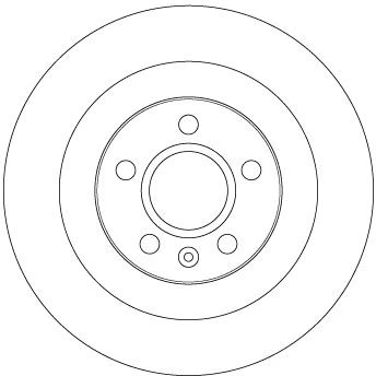 TRW DF6970 ARKA FREN DİSKİ VOLVO XC40 536 2017 >2021 > CAP 302X 5 BIJON 16 İNÇ 31471477-32300123 ürün görseli 1