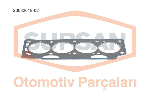 SUPSAN S0082018-02 SİLİNDİR KAPAK CONTASI R19-CLIO-MEGANE 1.9D F8Q 2 ÇENTİK 1.65MM 7701039398-7700745724 ürün görseli 1