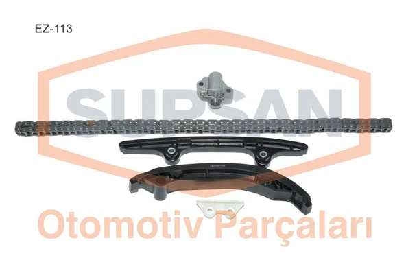 SUPSAN EZ-113 EKSANTRIK ZINCIR SETI KOMPLE BOXER III JUMPER III 22DT PUMA 2.2HDI 16V 130HP 140HP TRANSIT V347 2.2 TDCI 06>14 CUSTOM V362 11>16 2.2 TDCI DUCATO 2.2HDI 06> BK2Q-6M000-A1A-T199208-9659488 ürün görseli