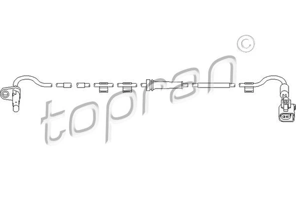 TOPRAN 303960001 ARKA ABS HIZ SENSORU SOL TRANSIT V347 V348 TT9 2.2 155PS 11>14 2.2 TDCI 2.4 TDCI 3.2 TDCI 6C112B372CE-6C112B372CD-1785284 ürün görseli