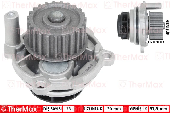 THERMAX T01.166 DEVİRDAİM GOLF4/5-BORA-JETTA-PASSAT-A3-OCTAVIA-LEON 1.6 1998-2010 BENZİNLİ AKL-BFQ-BSE-ALZ T 06B121011BX-06B121011E ürün görseli 1