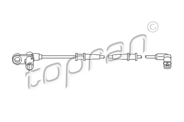 TOPRAN 401547001 ABS SENSORU ON MERCEDES S-CLASS W220 C215 A2205400117