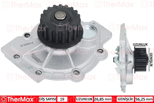 THERMAX T01.190 DEVİRDAİM LGN 140 KASA 2.0 16V B56M N7Q-S40 95-04 S60 01>S80 98-06 V40-V50-C30-C70-XC70 PA1019 T 7438610006-30650751-272476-272481 ürün görseli 1