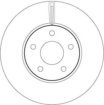TRW DF6975 ON FREN DISK AYNA FOCUS IV 17> JX611125AEB-2305503-JX611125AEA ürün görseli 1