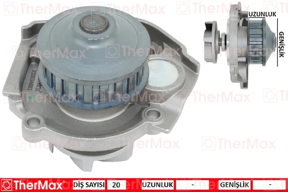 THERMAX T01.216 DEVİRDAİM UNO 60-PALIO 1.2 20 DİŞ PA286A T 5973713 71713727-7640163-46423351 ürün görseli 1
