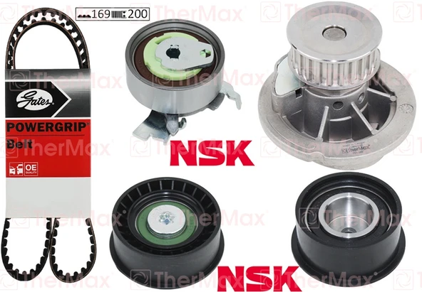 THERMAX T15.161 DEVİRDAİMLİ EKSANTRİK GERGİ KİTİ ASTRA F-CORSA B-VECTRA B 1.4i-1.6i-1.8i 16V X14XE-X16XEL-X18XE 95516734-1606274-93180219-1629061 ürün görseli 1