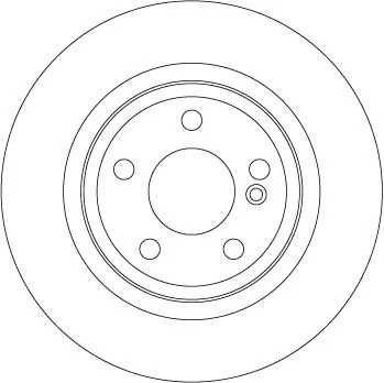 TRW DF6634 FREN DISKI ARKA MERCEDES W176 W246 C117 X156 A2464230112 ürün görseli 1