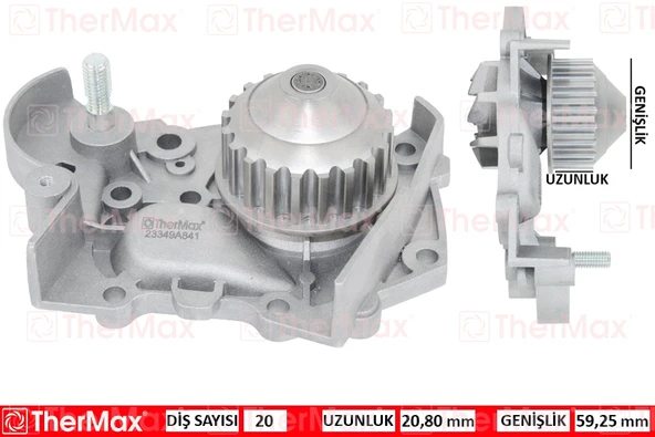 THERMAX T01.174 DEVİRDAİM R19-CLIO-EXP 1.4 ENJ. E6J-E7J PA412 T 7700736091-7701633125 ürün görseli 1