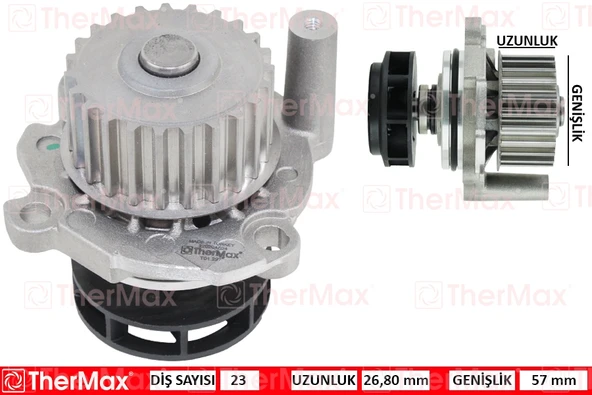 THERMAX T01.227 DEVİRDAİM GOLF IV-BORA-OCTAVIA-TOLEDO II-LEON-A3 1.8-20V AGN-AJQ-BFN 06A121011H-06A121012G-06A121012 ürün görseli 1