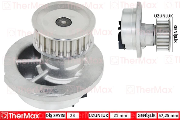 THERMAX T01.162 DEVİRDAİM ASTRA F-VECTRA B-CORSA B-TIGRA 94-00 ZAFIRA A 1.6 16V X16XEL PA541 T 1334046 1334066-9192797-90444079 ürün görseli 1
