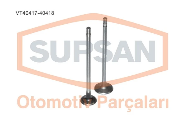 SUPSAN VT40417-40418 SUBAP EMME EGZOZ TWNG-CLIO-MODUS-SYMBOL-LOGAN 1.2 16V D4F 7701472986-7701473004-7701477194 ürün görseli 1