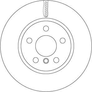 TRW DF6757 FREN DISKI ON BMW F45 F46 F48 F39 MINI F55 F56 F57 F60 34116864439-34116866297 ürün görseli 1