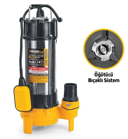 SGS PROFESYONEL FOSEPTİK DALGIÇ POMPA 1100W /1.5HP