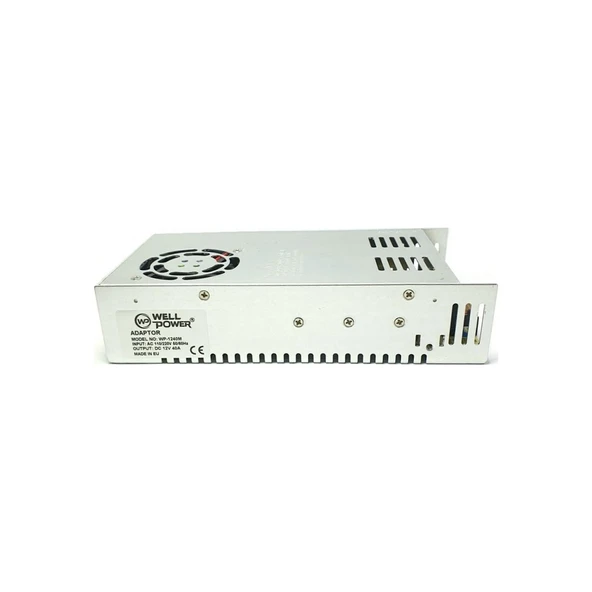 12V 40A Adaptör Metal Kasa Fanlı - 5