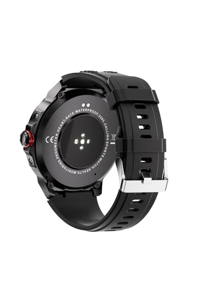 1.93" Super Amoled Ekran Metal ve Silikon Kordonlu Uzun Şarj Süresi Su Geçirmez Akıllı Saat Android İos 2024 - 6