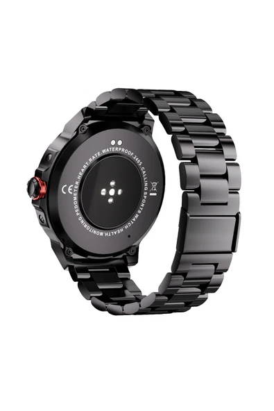 1.93" Super Amoled Ekran Metal ve Silikon Kordonlu Uzun Şarj Süresi Su Geçirmez Akıllı Saat Android İos 2024 - 5