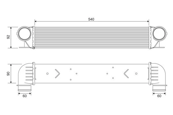 VALEO 817877 TURBO RATURBO RADYATORU BMW E39 M47 M57 17512247359 ürün görseli 1