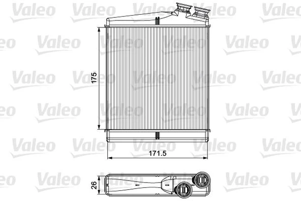 VALEO 811512 KALORIFER RADYATORU 204DTD AJ20D4 DISCOVERY SPORT L550 FREELANDER 2 L359 R.R EVOQUE L538 VOLVO V60 IS80 2 S60 2 LR002632-30767275 ürün görseli