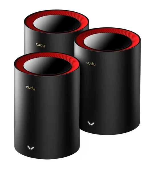 Cudy AX3000 Wi-Fi 6 Mesh 2.5G Solution 2-Pack, Dual-Band 802.11ax/ac/a/b/g/n