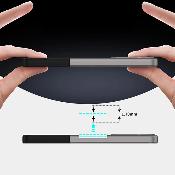 Galaxy A56 Kılıf Mıknatıslı Zore Duble Kapak - Resim 4