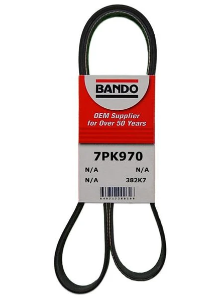 BANDO 7PK0970 KANALLI KAYIŞ SUZUKI SWIFT V AZ 1.0 17 >VITARA LY 1.0 APK 310 18 > 1752152R00-1752164R00-17521M50R00 ürün görseli
