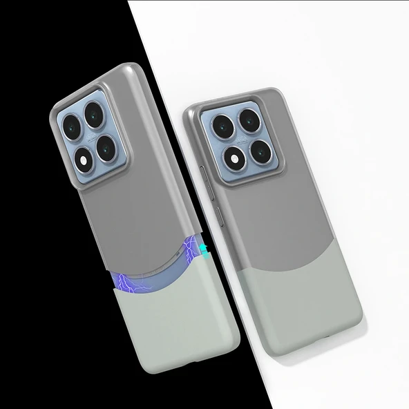 Xiaomi 14T Pro Kılıf Mıknatıslı Zore Duble Kapak