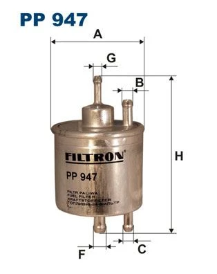 FILTRON PP947 YAKIT FILTRESI MERCEDES M166 W168 W414 A0024773801 ürün görseli 1