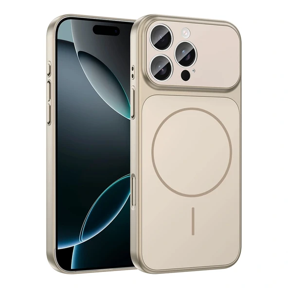 Apple iPhone 14 Pro Max Kılıf Zore M-Safe Şarj Özellikli Kamera Korumalı Formen Kapak ürün görseli