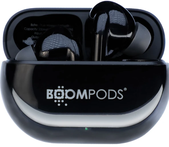 Boompods Echobuds TWS Siyah Kulak İçi Bluetooth Kulaklık