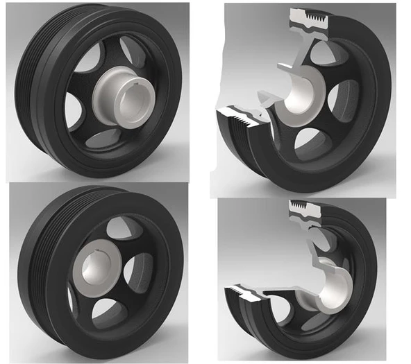 KENTPAR 152K24601 KRANK KASNAGI MERCEDES OM642 W203 W204 C209 C218 C219 W211 W212 C207 X204 W166 W221 A6420300403 ürün görseli 1