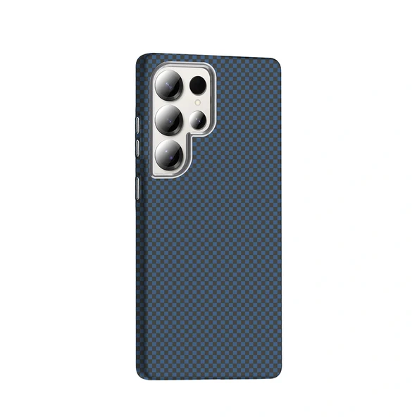 Galaxy S25 Ultra Kılıf M-safe Şarj Özellikli Karbon Fiber Görünümlü Zore Gros Kapak - 2