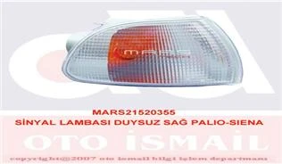 MARS 520355 SİNYAL LAMBASI DUYSUZ SAĞ PALIO-SIENA 46537829 ürün görseli 1