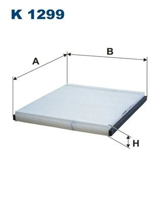 FILTRON K1299 KABİN FİLTRESİ SUZUKI JİMNY 1.3 16V 82HP 02/01- 9586081A10 ürün görseli 1