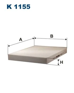 FILTRON K1155 POLEN FİLTRESİ TRANSPORTER T5 09 > MULTIVAN V 04 > TOUAREG 04-10 Q7 10 > AMAROK 10 > PORSCHE CAYEN 7H0819631-7H0819631A ürün görseli 1